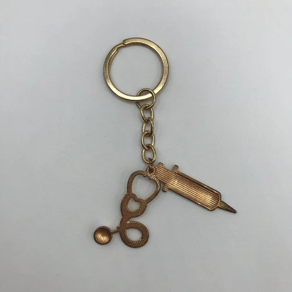 Key Chain Nurse Doctor Physician Stethoscope Key Chain - Picture 2 of 2